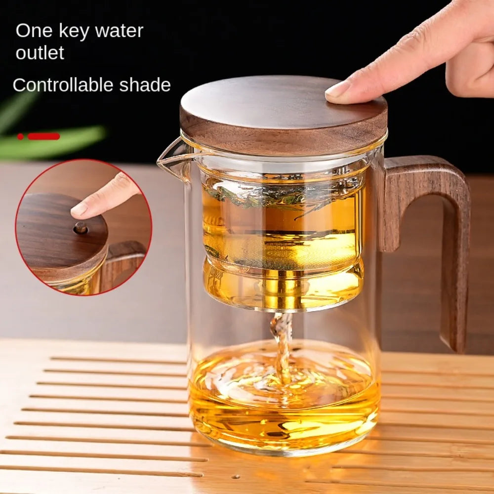 Tea Separation Filtration Glass Teapot