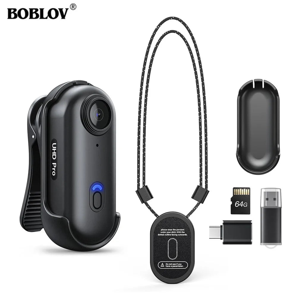 BOBLOV W4 2K Mini Body Camera