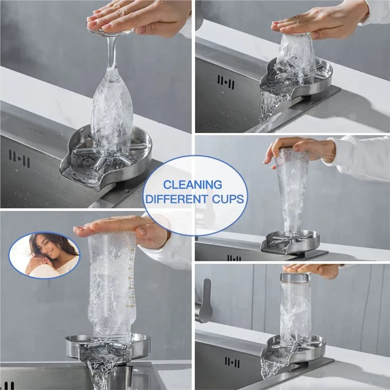 Stainless steel cup cleaner