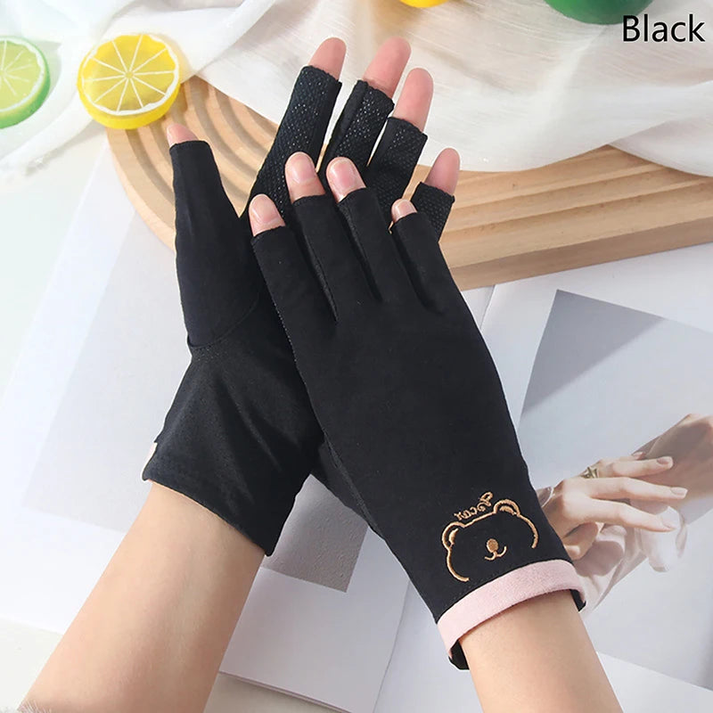 1 Pair Anti UV Nail Gloves