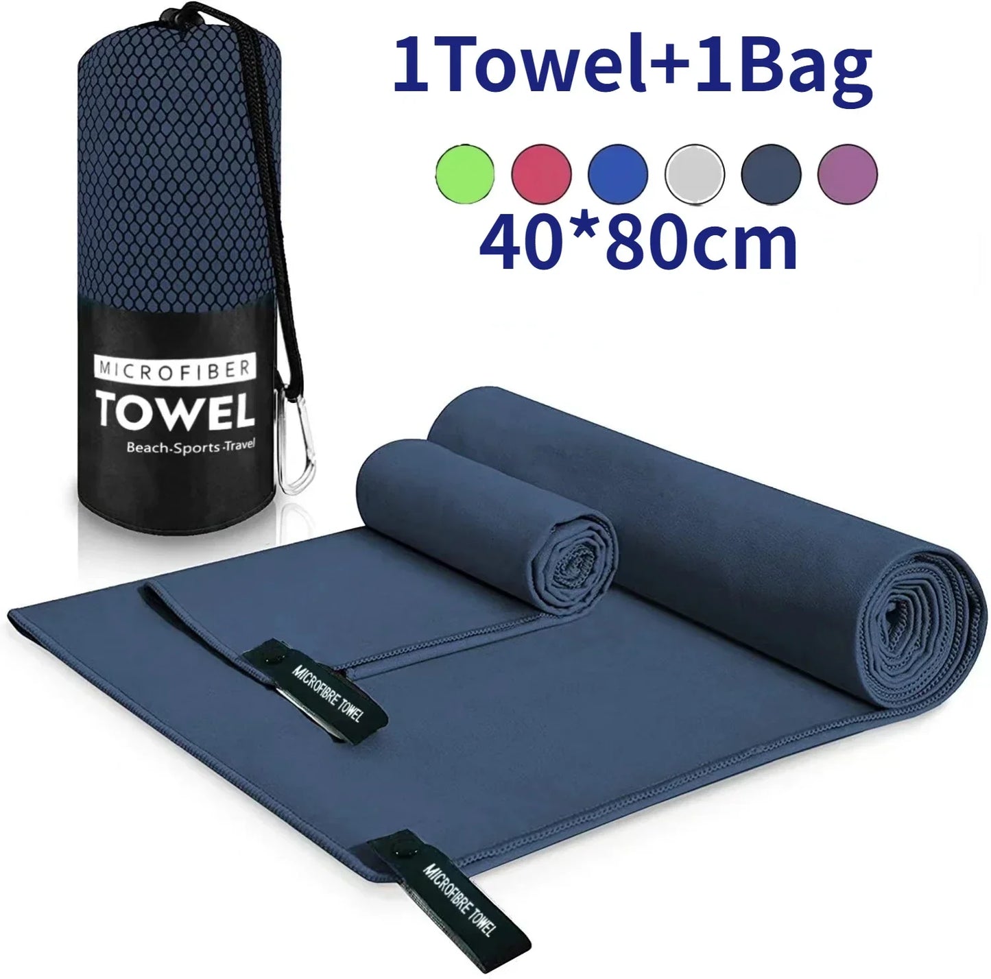 Sports Microfiber Quick Dry Pocket Towel