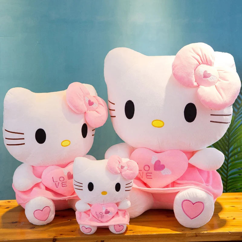 Cute Hello Kitty Pink Plush Stuffed Toys