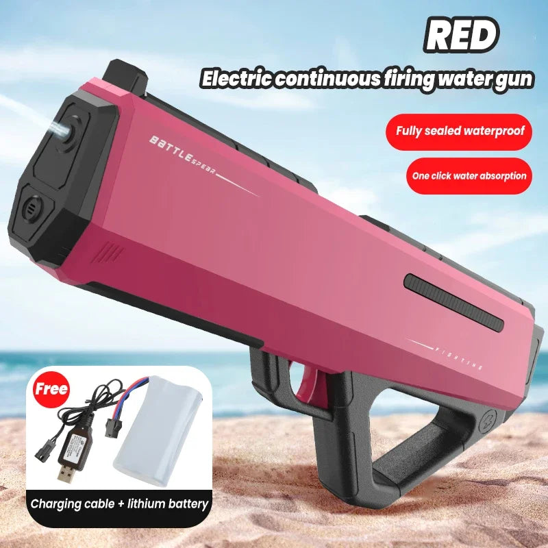 Electric Water Gun Toy Fully Automatic Water Absorbing Powerful