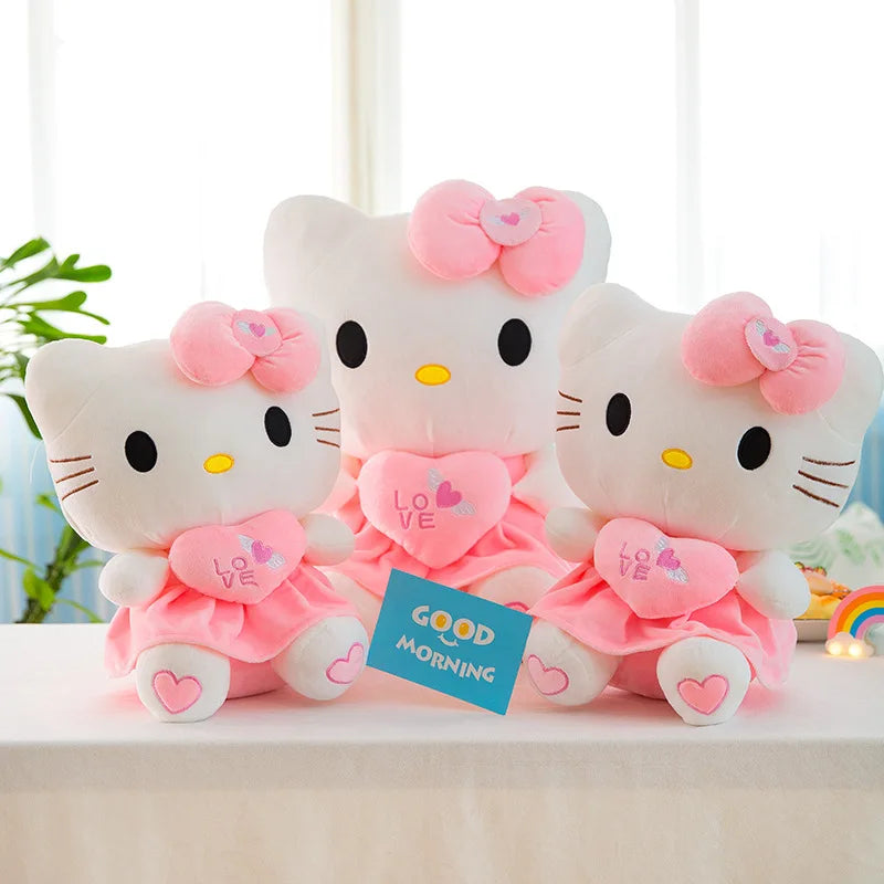 Cute Hello Kitty Pink Plush Stuffed Toys