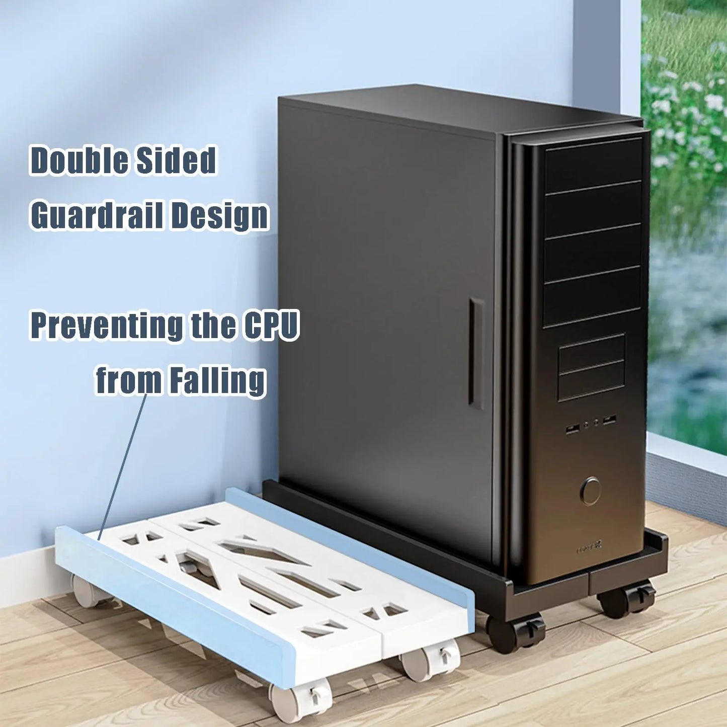 Adjustable Mobile CPU Stand