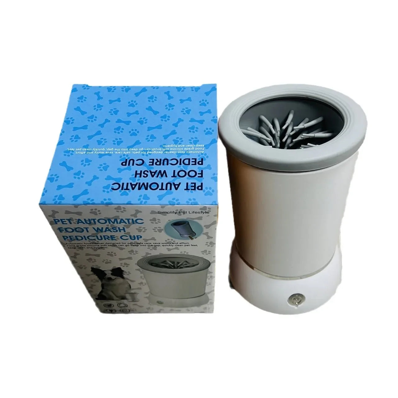 Automatic dog paw cleaner