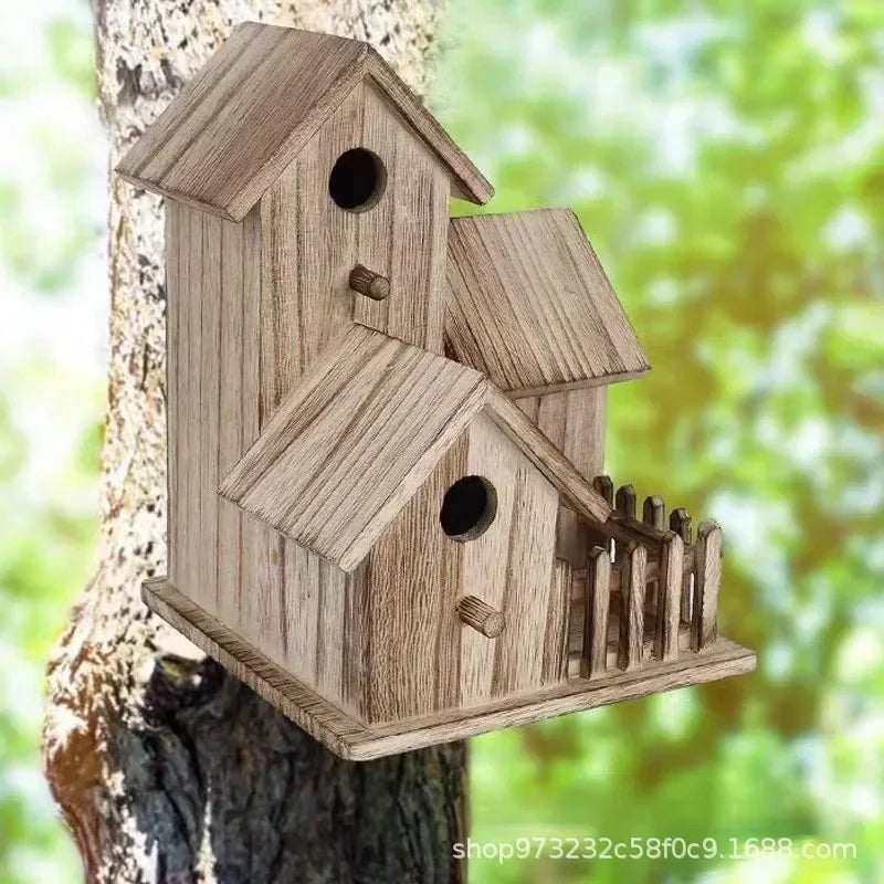 Wild Wooden Bird House