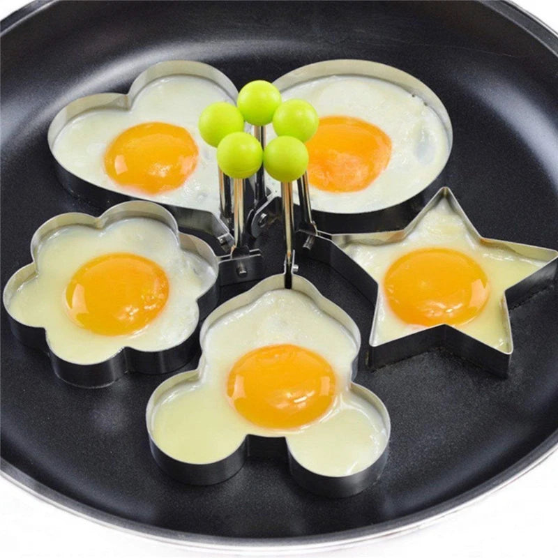 Egg Mold Ring Stainless Steel Round