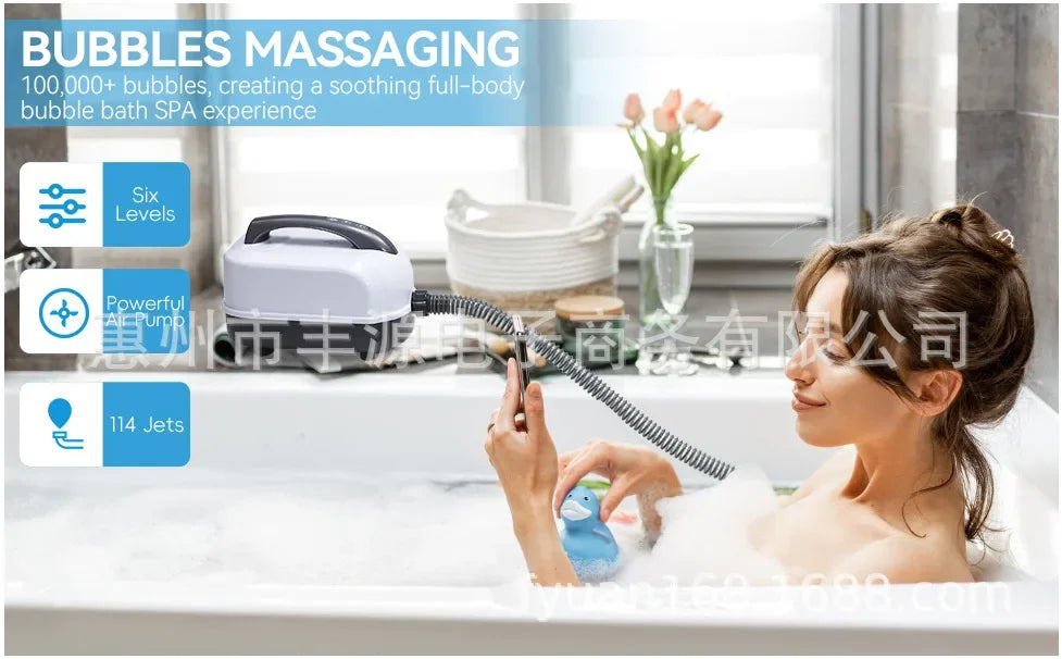 New Electric Bathtub Bubble Massage