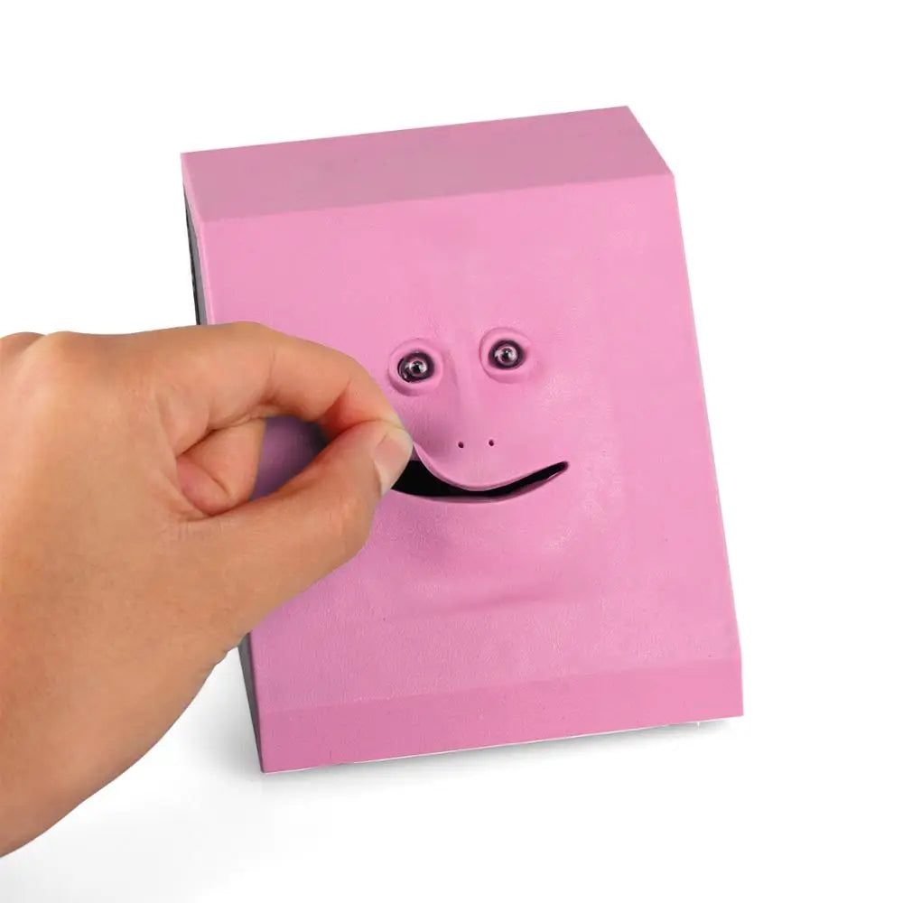 Human Face Piggy Bank Box Saving