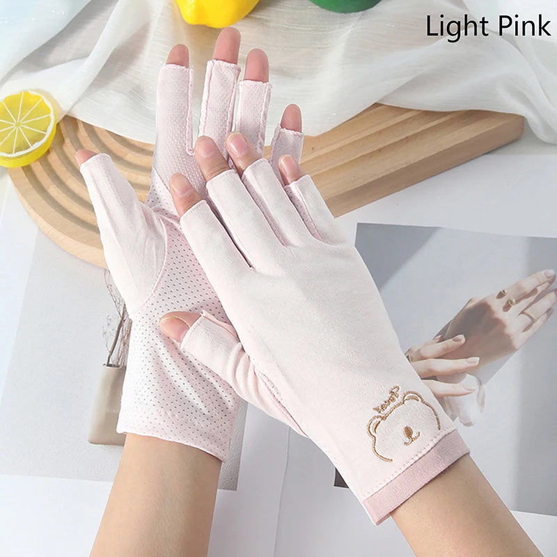 1 Pair Anti UV Nail Gloves