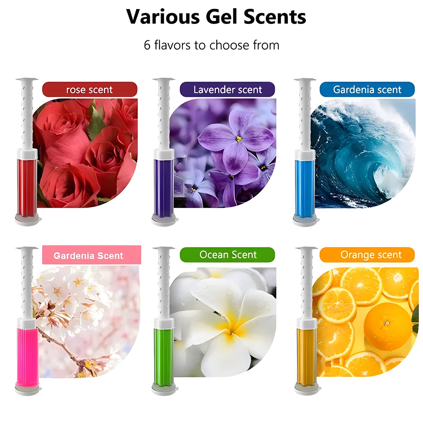 Flower Toilet Cleaner Gel