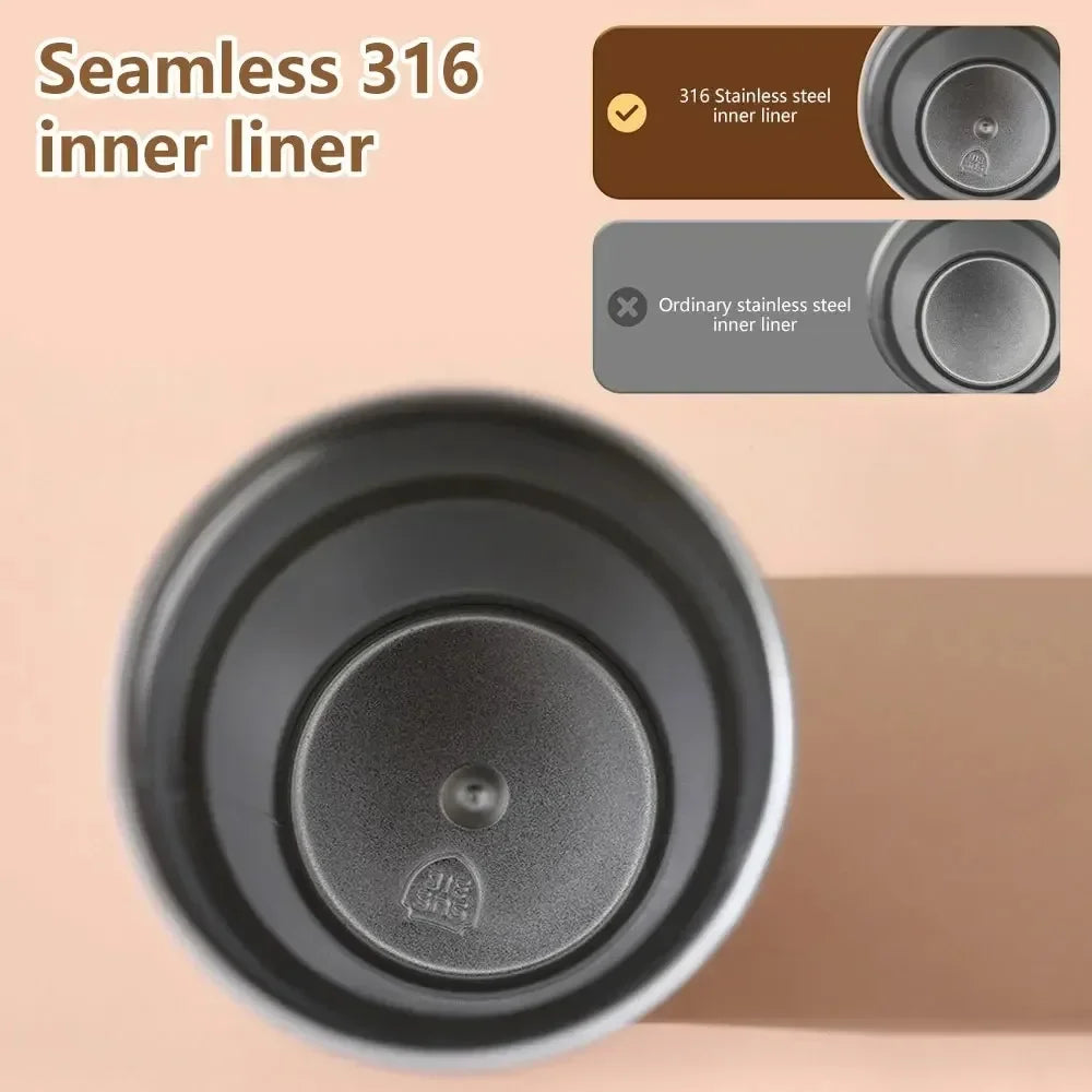 Smart coffee mug that measures temperature