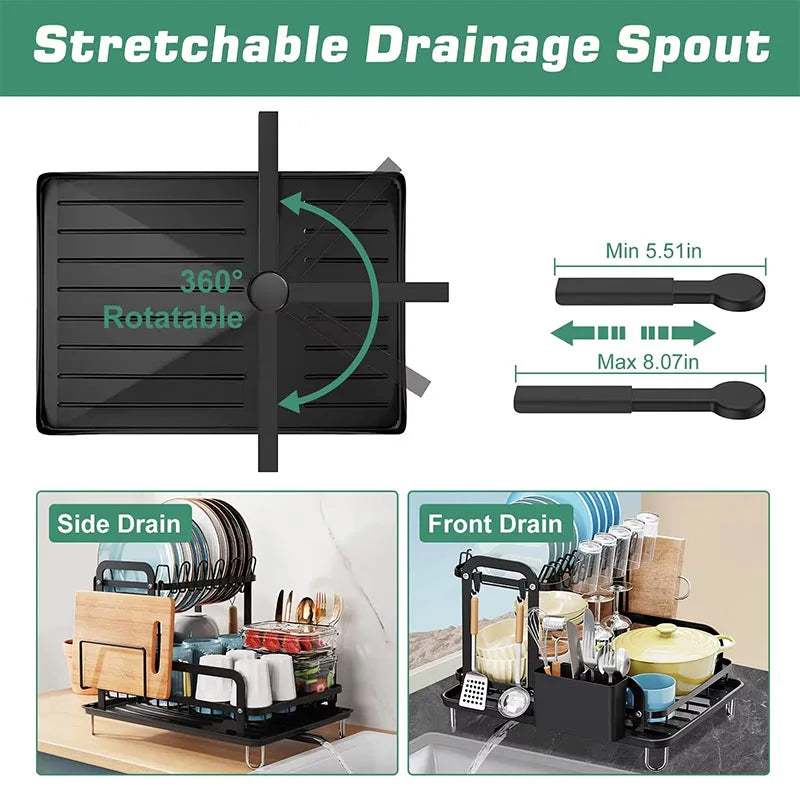 rotating storage rack double