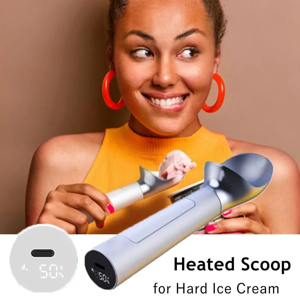 Rechargeable Heated Scoop Rapid Heating