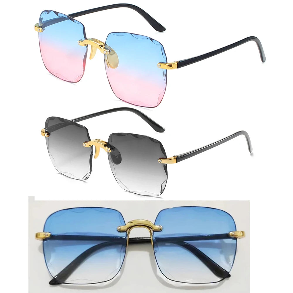 Rimless Women's Sunglasses Fashion