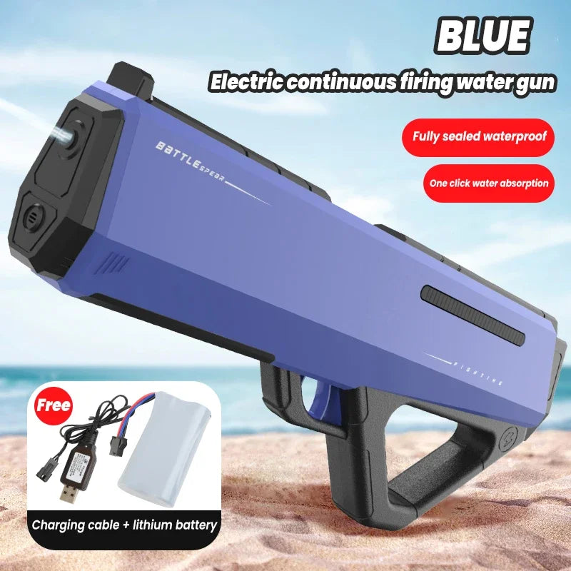 Electric Water Gun Toy Fully Automatic Water Absorbing Powerful