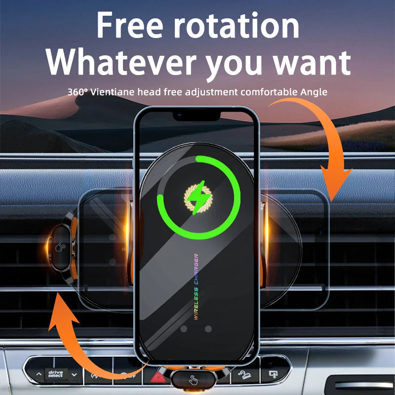 Car Wireless Phone Holder Stand 66W Fast Charging