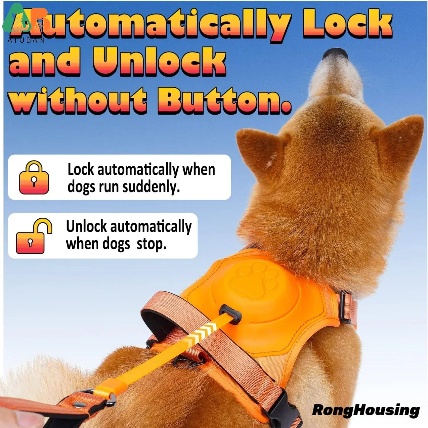 Dog Harness and Retractable
