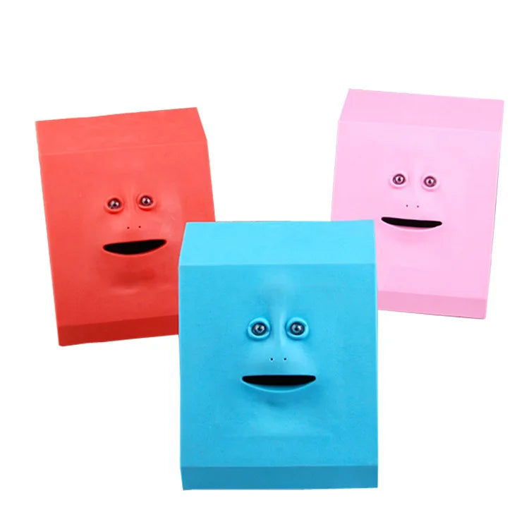 Human Face Piggy Bank Box Saving