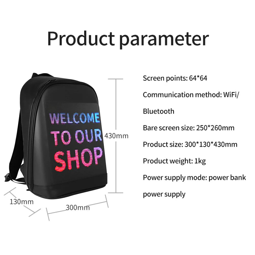 Smart Led  Backpack