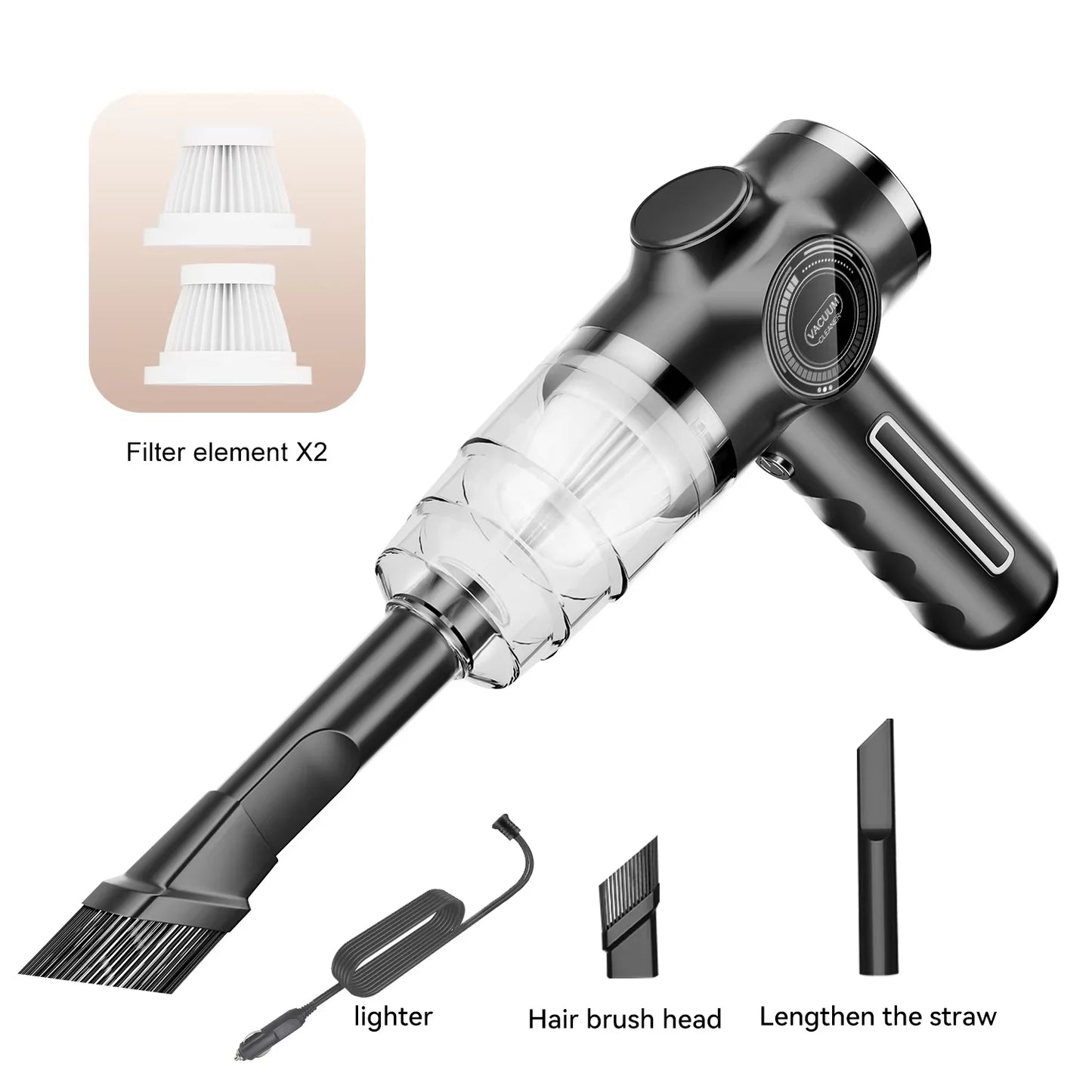 BELIBUY Wireless Car Vacuum Cleaner
