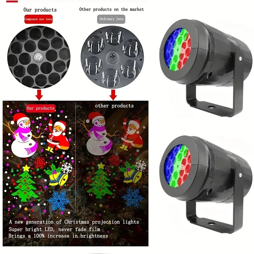 Snowflake Christmas Laser Projector Light