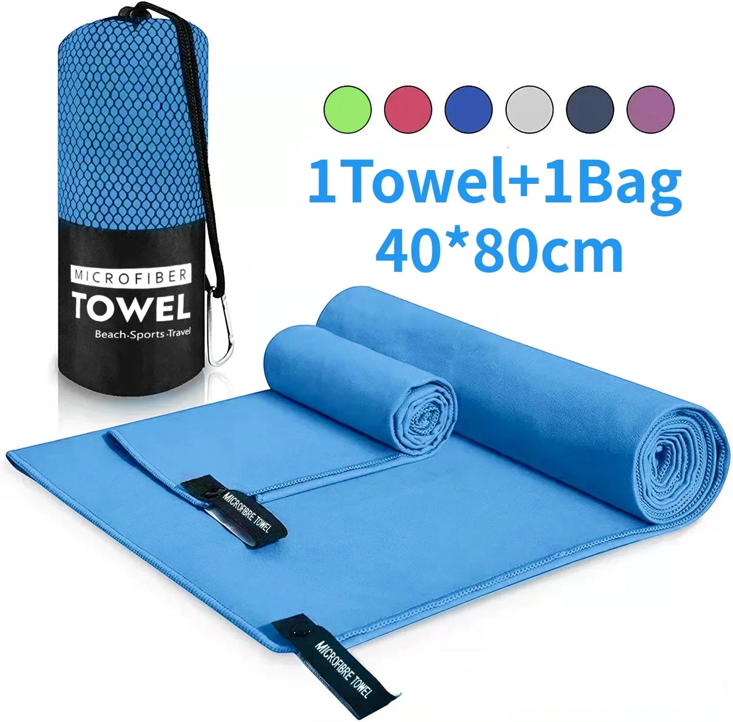 Sports Microfiber Quick Dry Pocket Towel