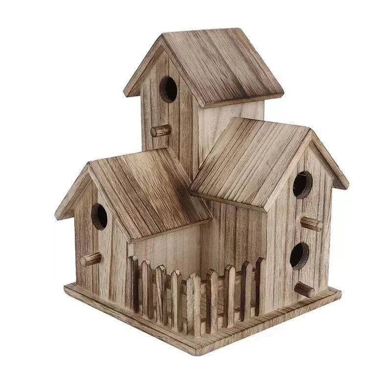 Wild Wooden Bird House