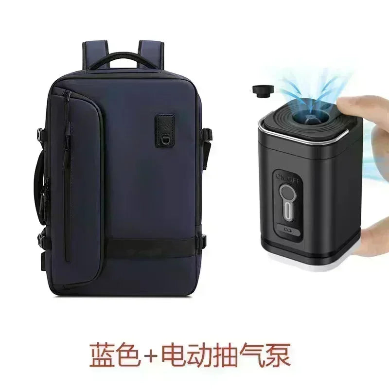 60L Airback Vacuum Compression Backpack with Wheels