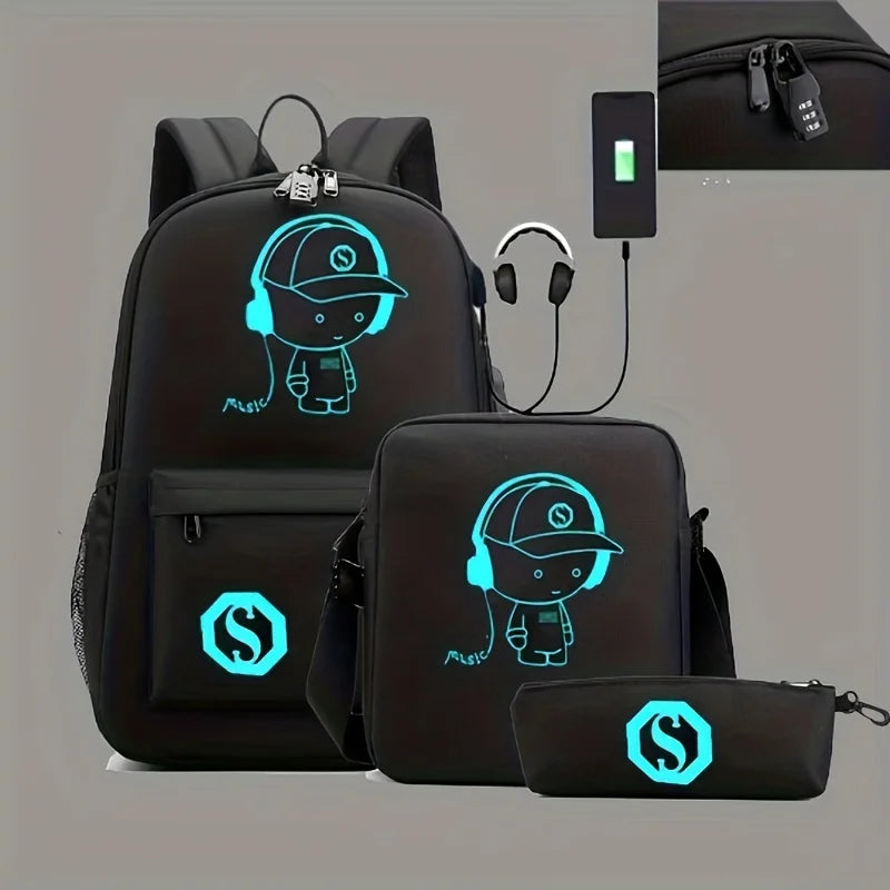 Backpack Student Luminous School