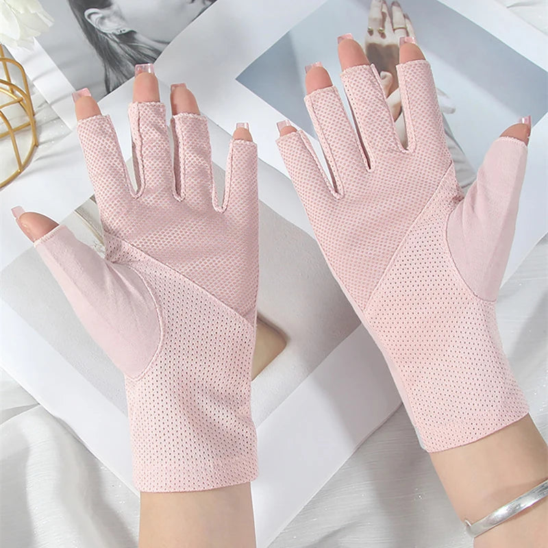 1 Pair Anti UV Nail Gloves