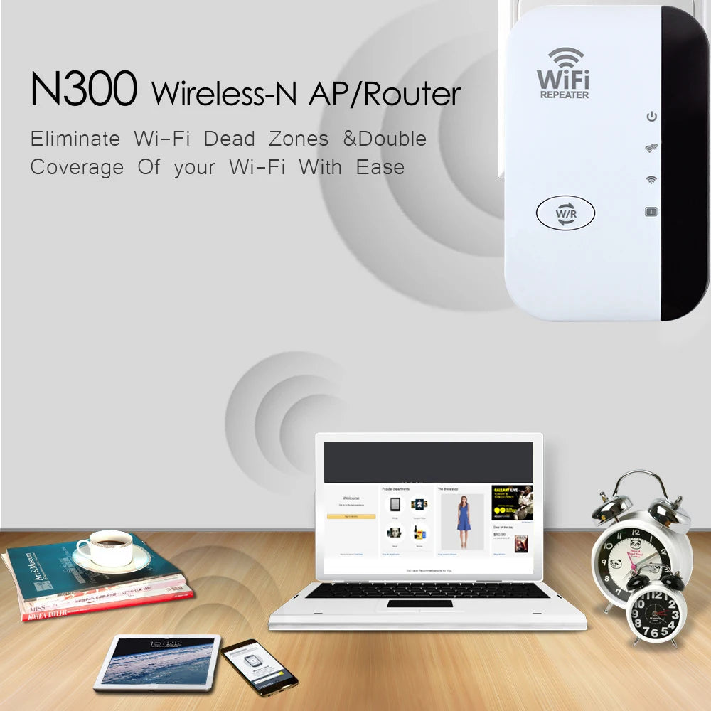 FENVI 300Mbps Wireless WIFI Repeater