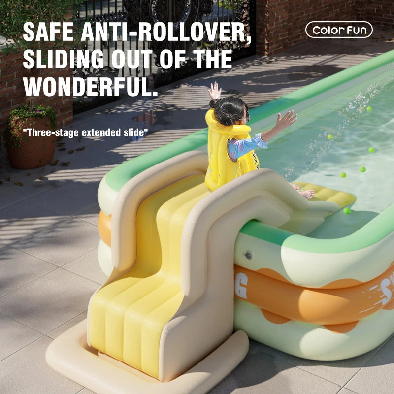 Large Family Inflatable Swimming Pool