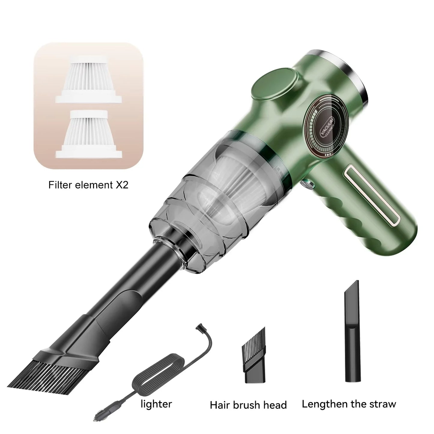 BELIBUY Wireless Car Vacuum Cleaner