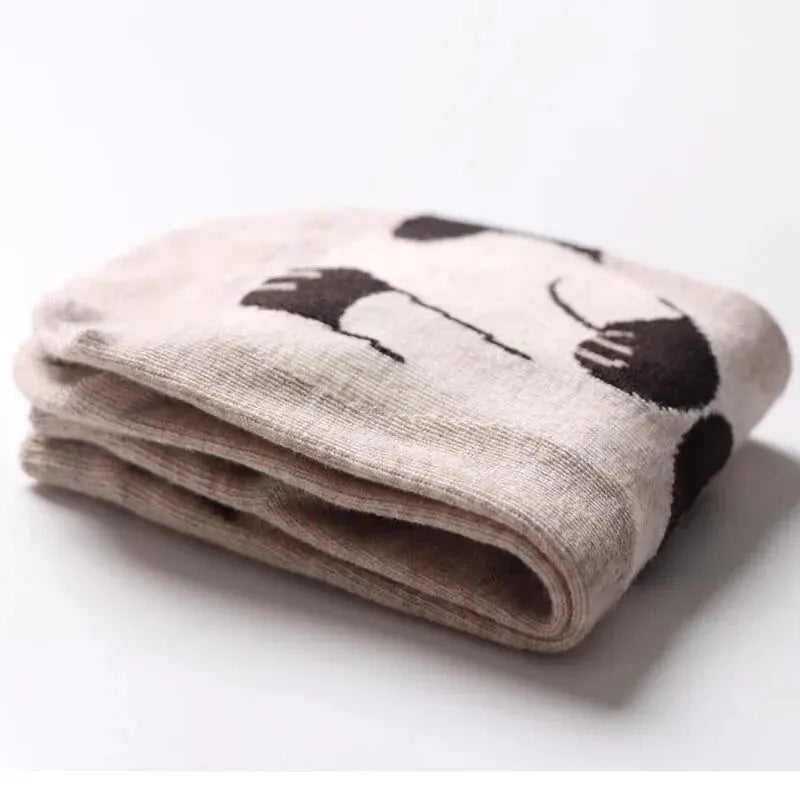 Set Women's Cartoon Cat Ankle