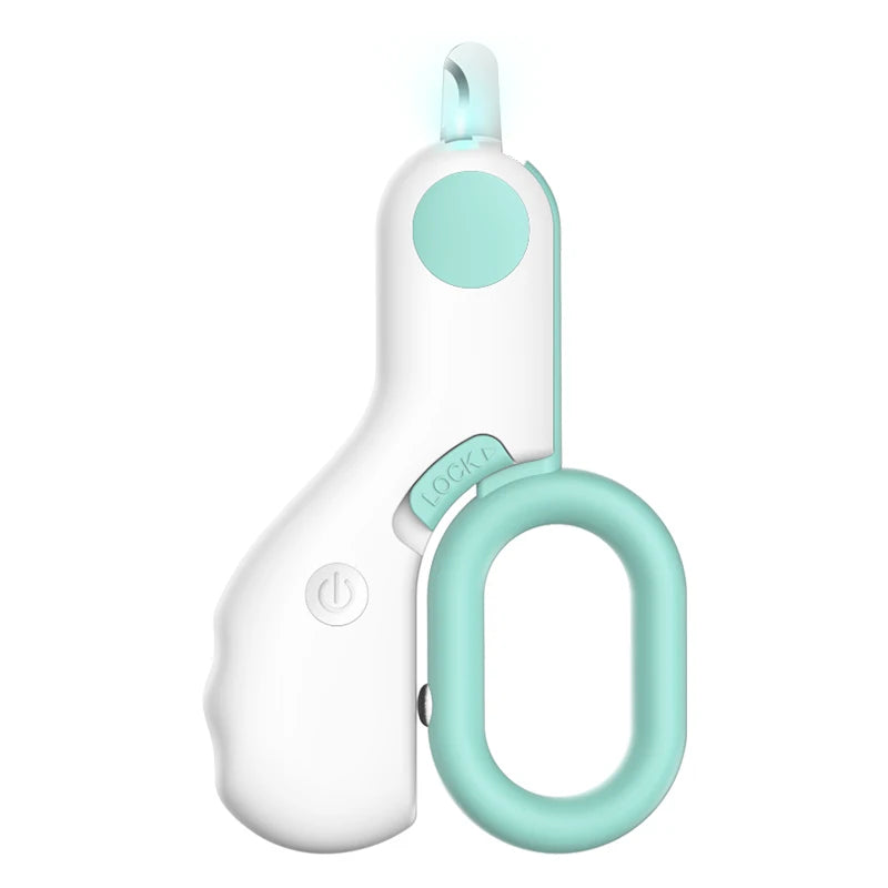 LED Light Cat Dog Nail Clipper Cutter