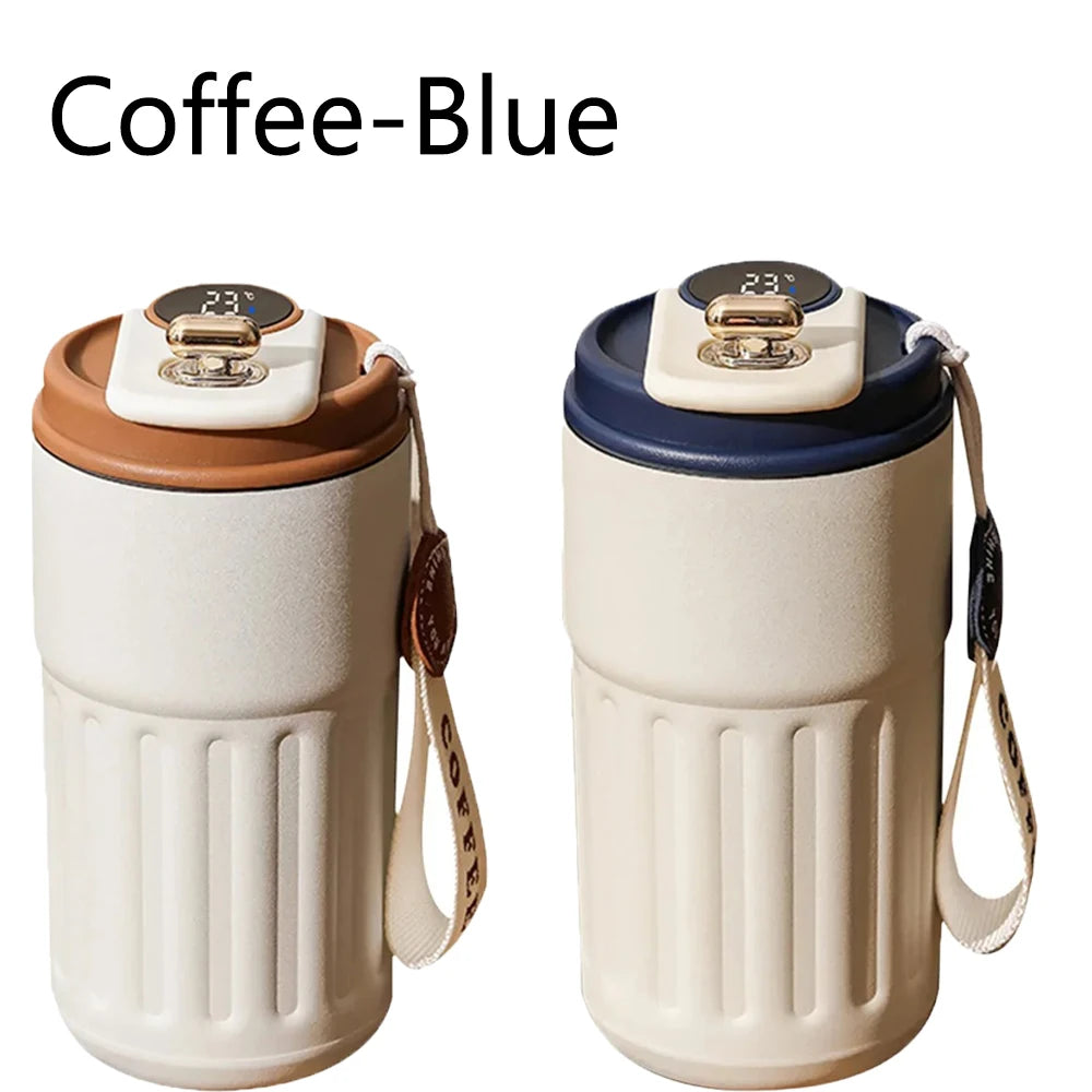 Smart coffee mug that measures temperature