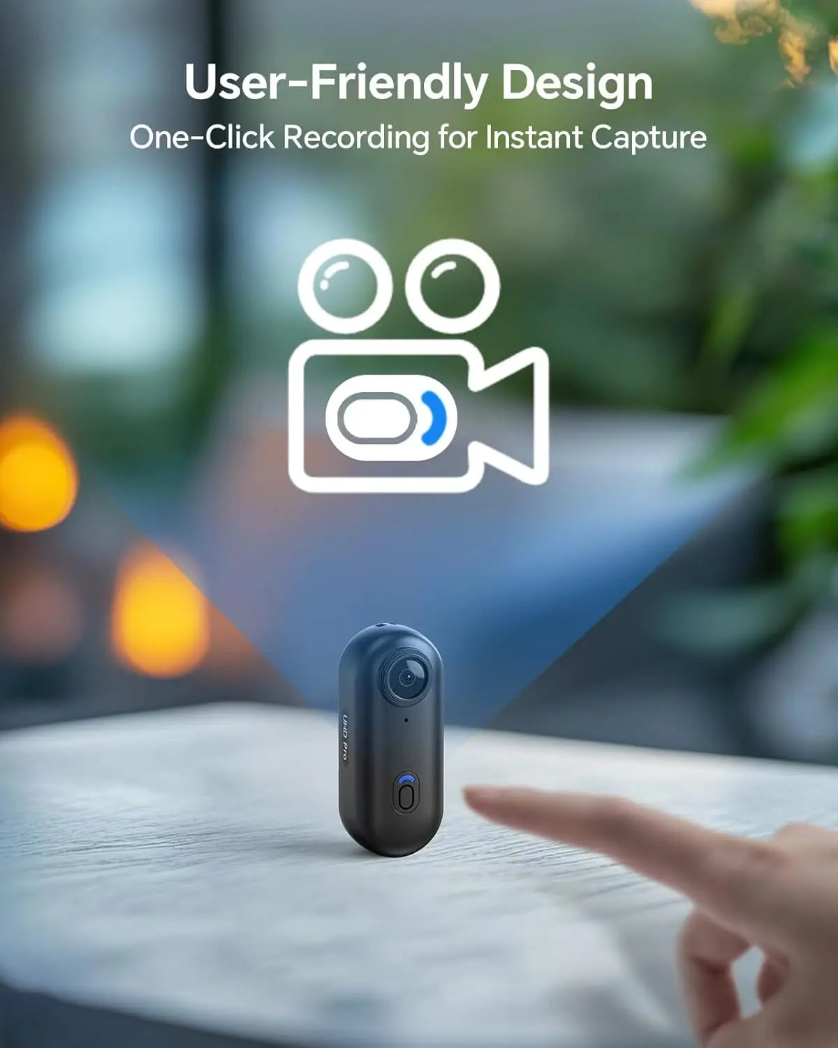 BOBLOV W4 2K Mini Body Camera