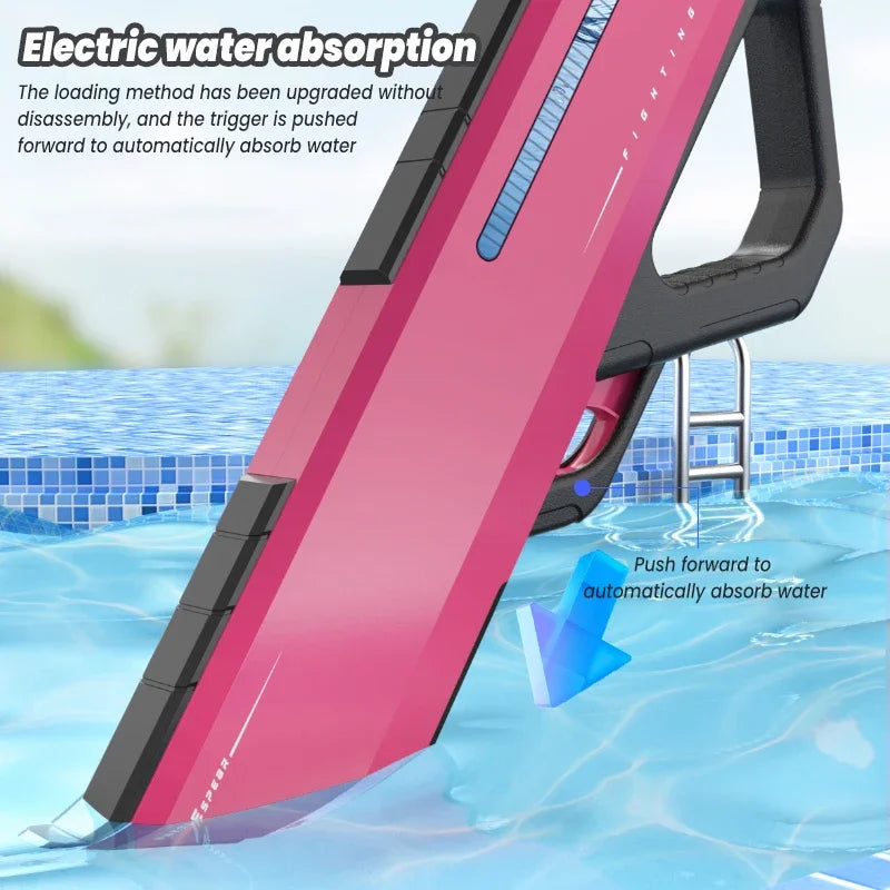 Electric Water Gun Toy Fully Automatic Water Absorbing Powerful