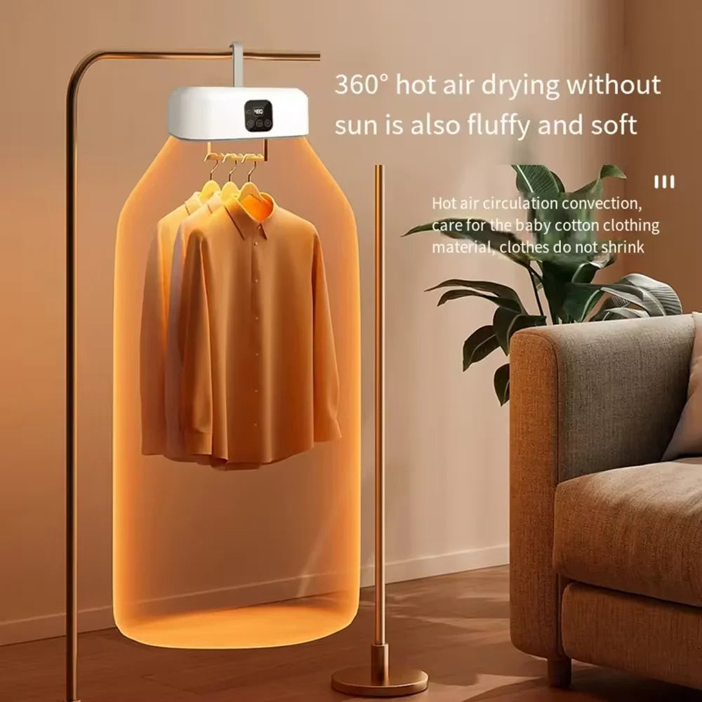 Foldable clothes dryer home