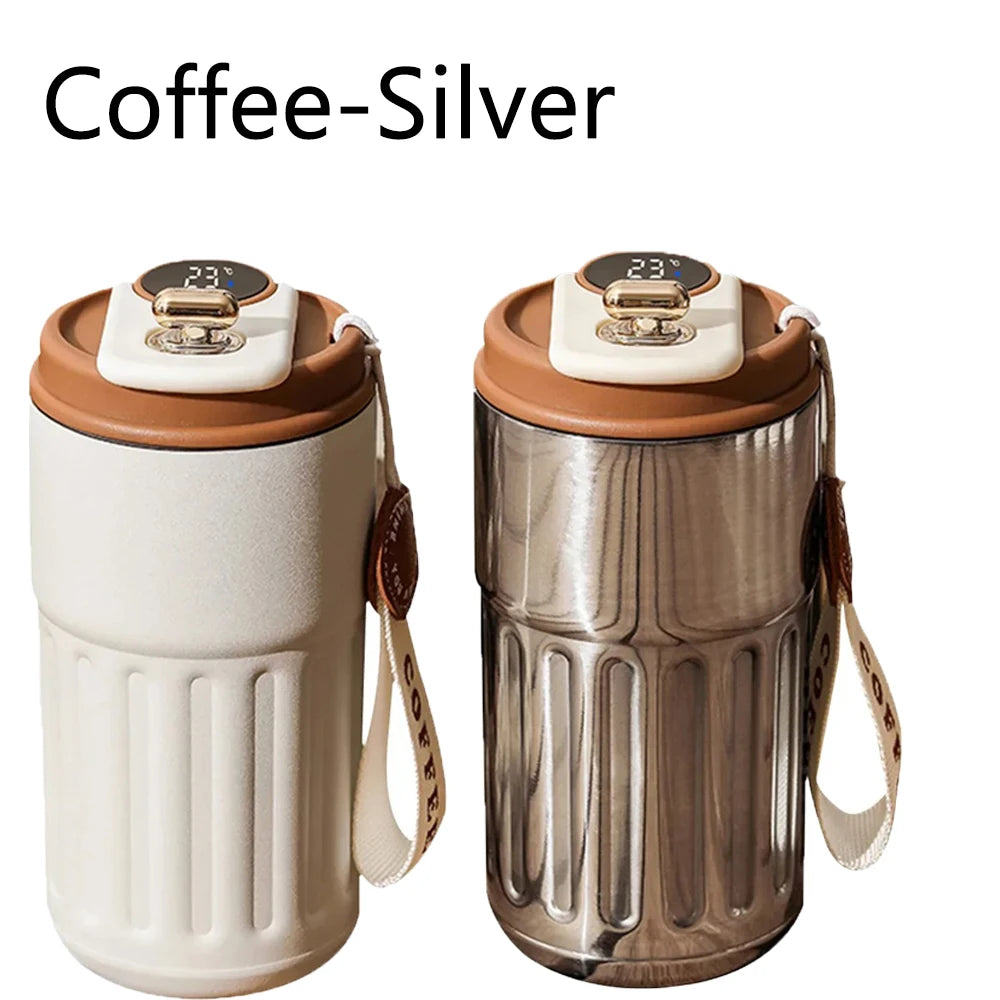 Smart coffee mug that measures temperature
