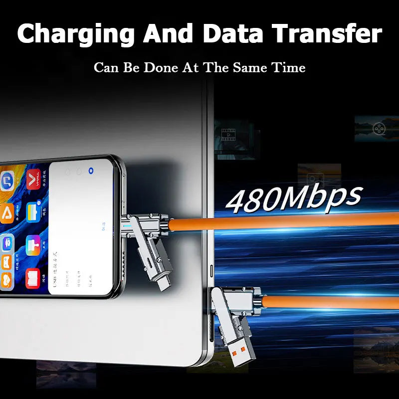 2-to-2 Data Cable 100w Super Fast Charging