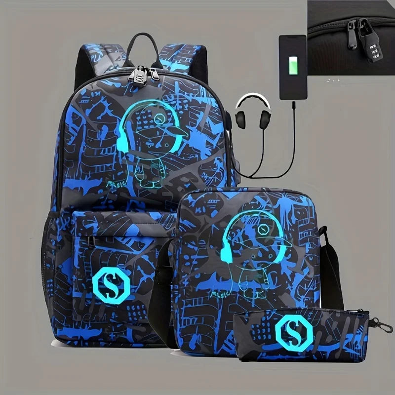 Backpack Student Luminous School