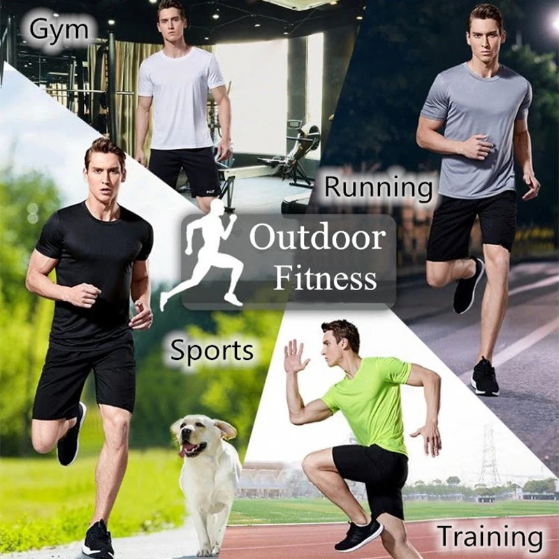 Men's Quick Dry Short Sleeve Gym