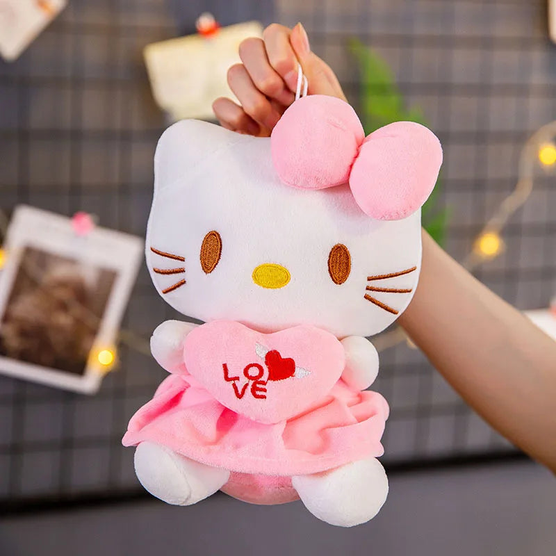 Cute Hello Kitty Pink Plush Stuffed Toys