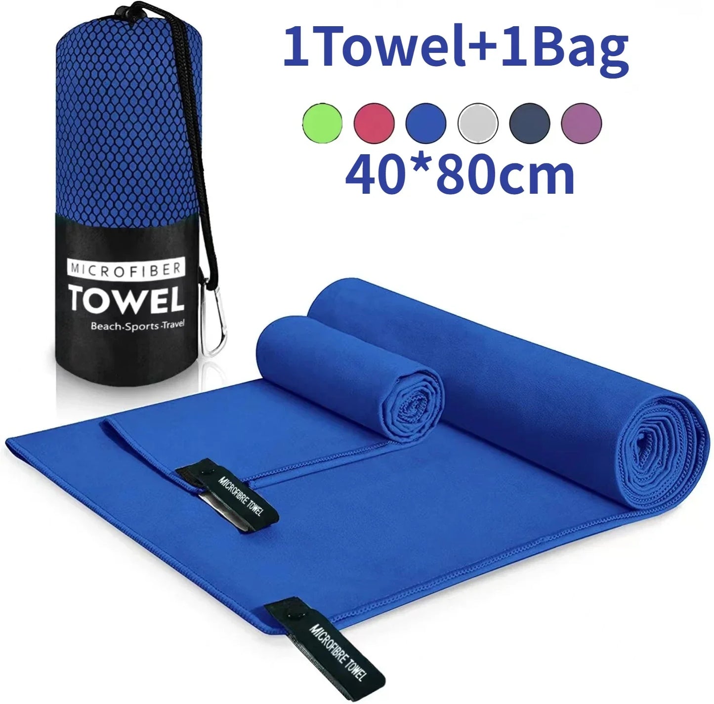 Sports Microfiber Quick Dry Pocket Towel