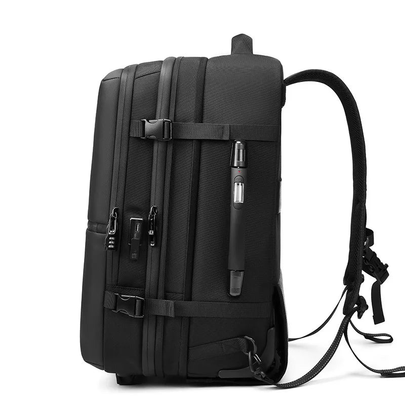 60L Airback Vacuum Compression Backpack with Wheels