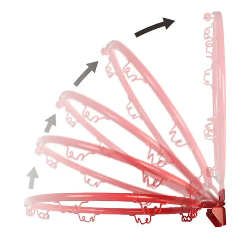Hanging Basketball Hoop Wall Mounted Goal Hoop Rim Net