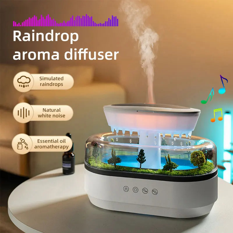 New Raindrop Green Landscape Humidifier